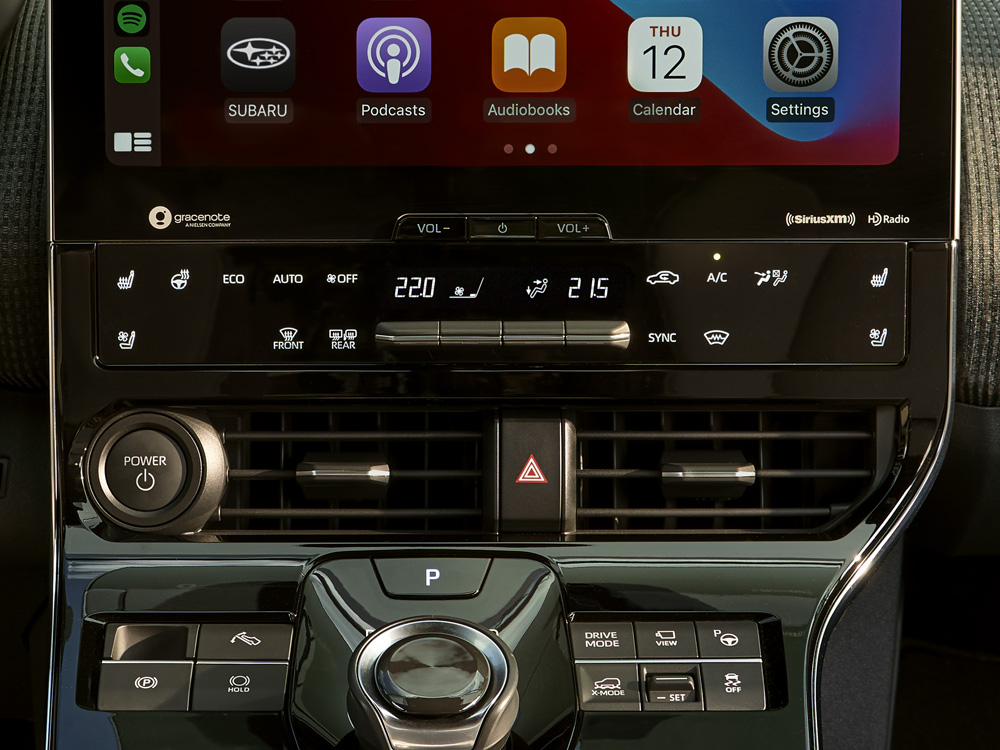 2024 Subaru Solterra Dual-Zone Automatic Climate Control with ECO Mode