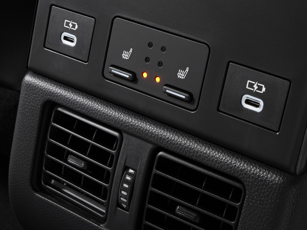 2024 Subaru Solterra Heated Rear Seats, Air Vents and USB Ports