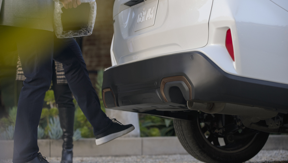 2025 Forester power liftgate hands-free kick sensor.
